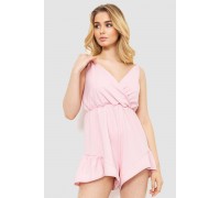 Комбінезон жіночий однотонний 204R0060, колір Світло-рожевий