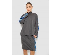 Костюм жіночий, колір сіро-синій, 257R322-3