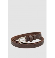 Ремень женский тонкий, цвет темно-коричневый, 196R15Y0W16 Ремень женский тонкий, цвет темно-коричневый, 196R15Y0W16