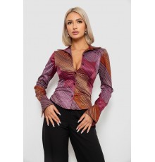 Сорочка класична в смужку, колір бузковий, 230R642