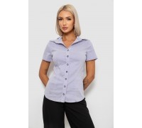 Сорочка класична в смужку, колір бузковий, 230R668