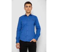 Рубашка мужская с принтом, цвет электрик, 214R7040