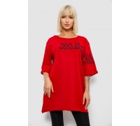 Футболка жіноча з принтом, колір червоний, 244R2007