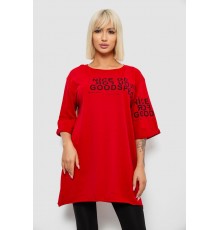 Футболка жіноча з принтом, колір червоний, 244R2007