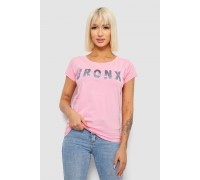 Футболка женская с принтом, цвет розовый, 244R2038