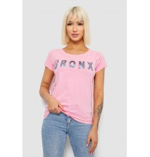 Футболка жіноча з принтом, колір рожевий, 244R2038