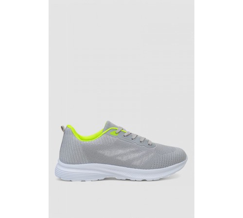 Кросівки чоловічі демісезонні, колір сіро-салатовий, 244RF738