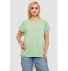 Футболка жіноча однотонна, колір оливковий, 244R2300