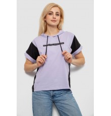Футболка жіноча з принтом, колір бузковий, 244R2311-5