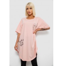 Футболка жіноча з принтом, колір персиковий, 244R2416