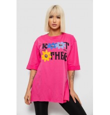 Футболка жіноча з принтом, колір рожевий, 244R2803