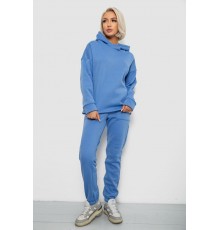 Спортивний костюм жіночий на флісі, колір блакитний, 257R88