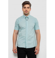 Рубашка мужская однотонная, цвет оливковый, 214R6917-1