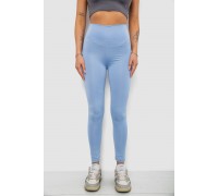 Лосини жіночі однотонні, колір блакитний, 214R155