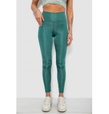 Лосини жіночі однотонні, колір зелений, 214R155-1