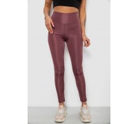 Лосини жіночі однотонні, колір сливовий, 214R155-1