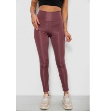 Лосини жіночі однотонні, колір сливовий, 214R155-1