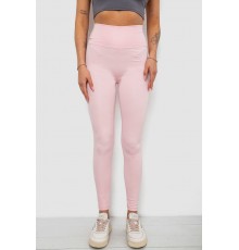 Лосини жіночі однотонні, колір рожевий, 214R155
