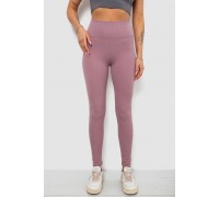 Лосини жіночі однотонні в рубчик, колір бузковий, 214R0009