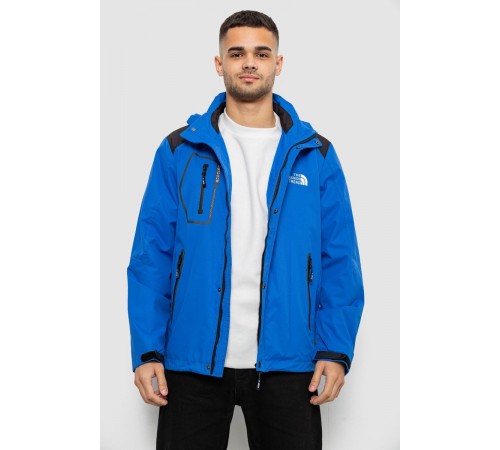 Ветровка мужская с принтом 244R2515, цвет Синий