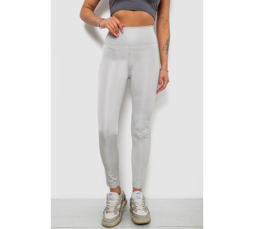 Лосини жіночі однотонні, колір сірий, 214R155-1