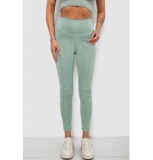 Лосини жіночі однотонні, колір оливковий, 214R155