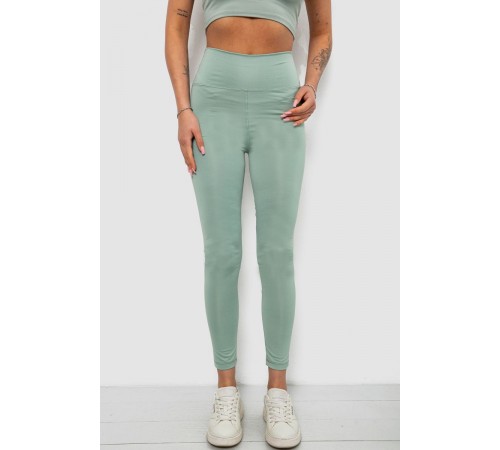 Лосини жіночі однотонні, колір оливковий, 214R155