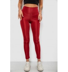 Лосини жіночі однотонні, колір бордовий, 214R155-1