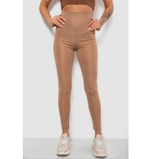 Лосини жіночі однотонні, колір мокко, 214R155
