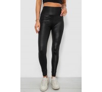 Лосини жіночі однотонні, колір чорний, 214R155-1