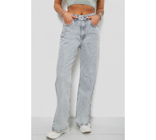 Джинси жіночі прямі 244R1686S21, колір Сірий