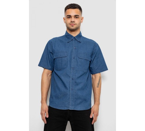 Рубашка мужская джинсовая, цвет джинс, 129RT-16