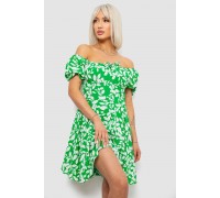 Сукня жіноча з принтом софт, колір зелений, 257R811-2
