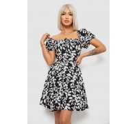 Сукня жіноча з принтом софт, колір чорний, 257R811-2