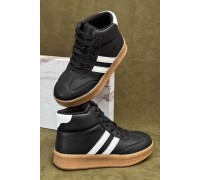 Кросівки жіночі демісезонні, колір чорно-білий, 248RSD20-3