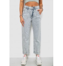 Джинси жіночі MOM, колір блакитний, 244R1905S21