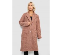 Пальто женское без подкладки, цвет пудровый, 257R99