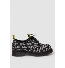 Лофери жіночі на шнурках, колір чорний, 248RRT17-15