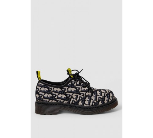 Лофери жіночі на шнурках, колір чорний, 248RRT17-15