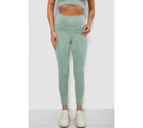 Лосины женские однотонные, цвет оливковый, 214R155