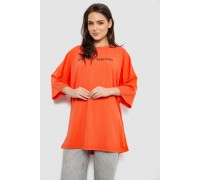 Футболка жіноча з принтом, колір помаранчевий, 244R3013