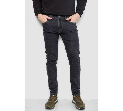 Джинсы мужские демисезонные, цвет серый, 243R8121