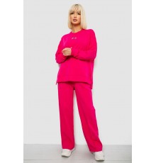 Спортивний костюм жіночий з принтом, колір рожевий, 244R1060AG