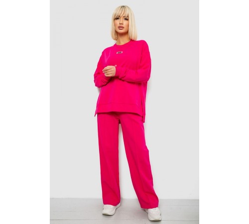 Спортивний костюм жіночий з принтом, колір рожевий, 244R1060AG