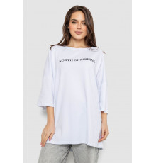 Футболка женская с принтом, цвет белый, 244R3013