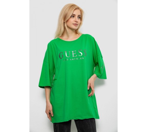 Футболка жіноча з принтом, колір зелений, 244R3019