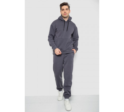Спорт костюм мужской на флисе, цвет серый, 190R235