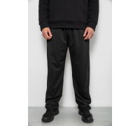 Спортивні штани чоловічі однотонні, колір чорний, 244R41272