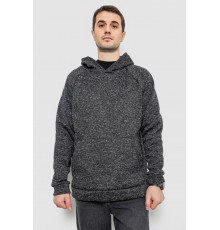 Худи мужской на флисе, цвет серый, 257R15