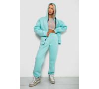 Спортивный костюм женский на флисе, цвет мятный, 238R5715